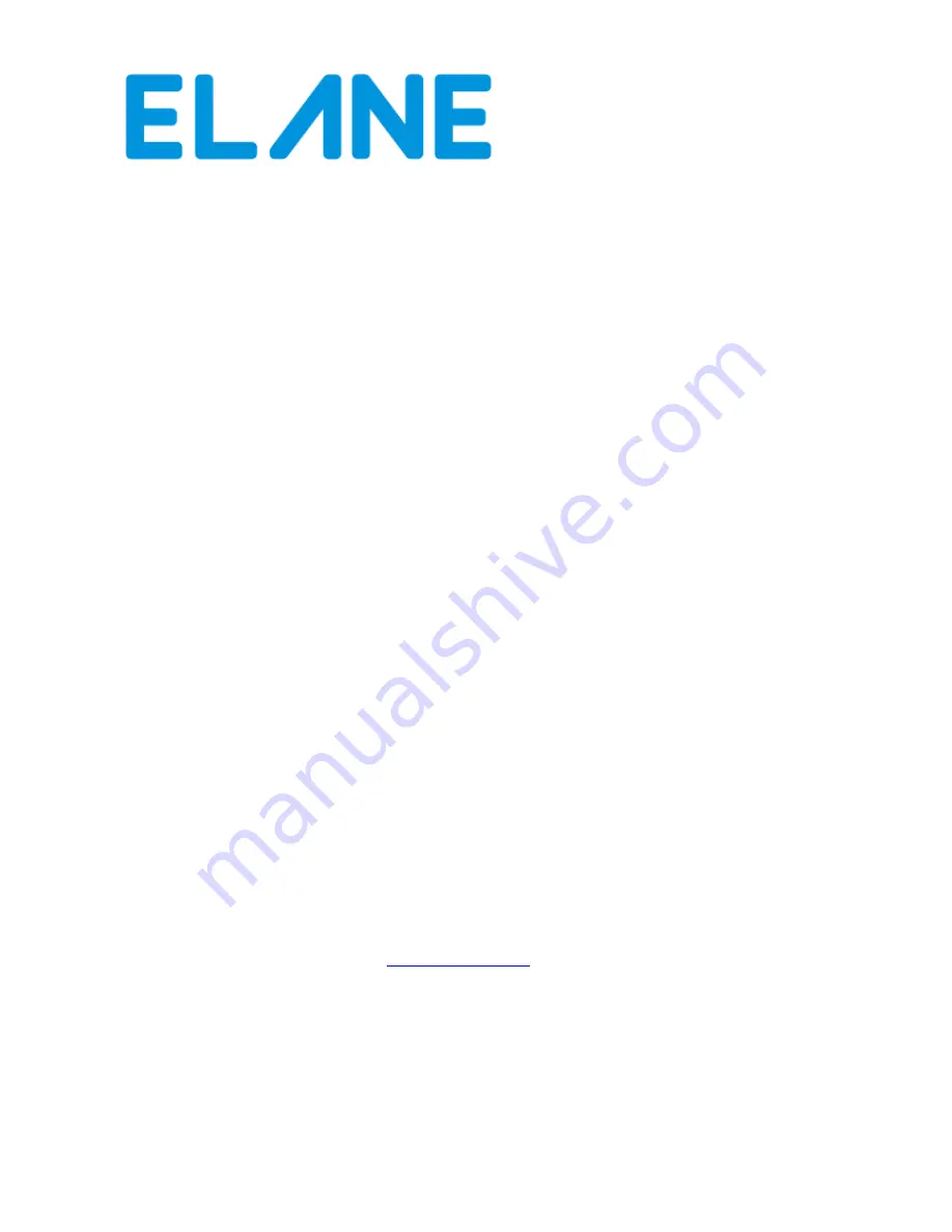 Elane PS 3000 User Manual Download Page 1