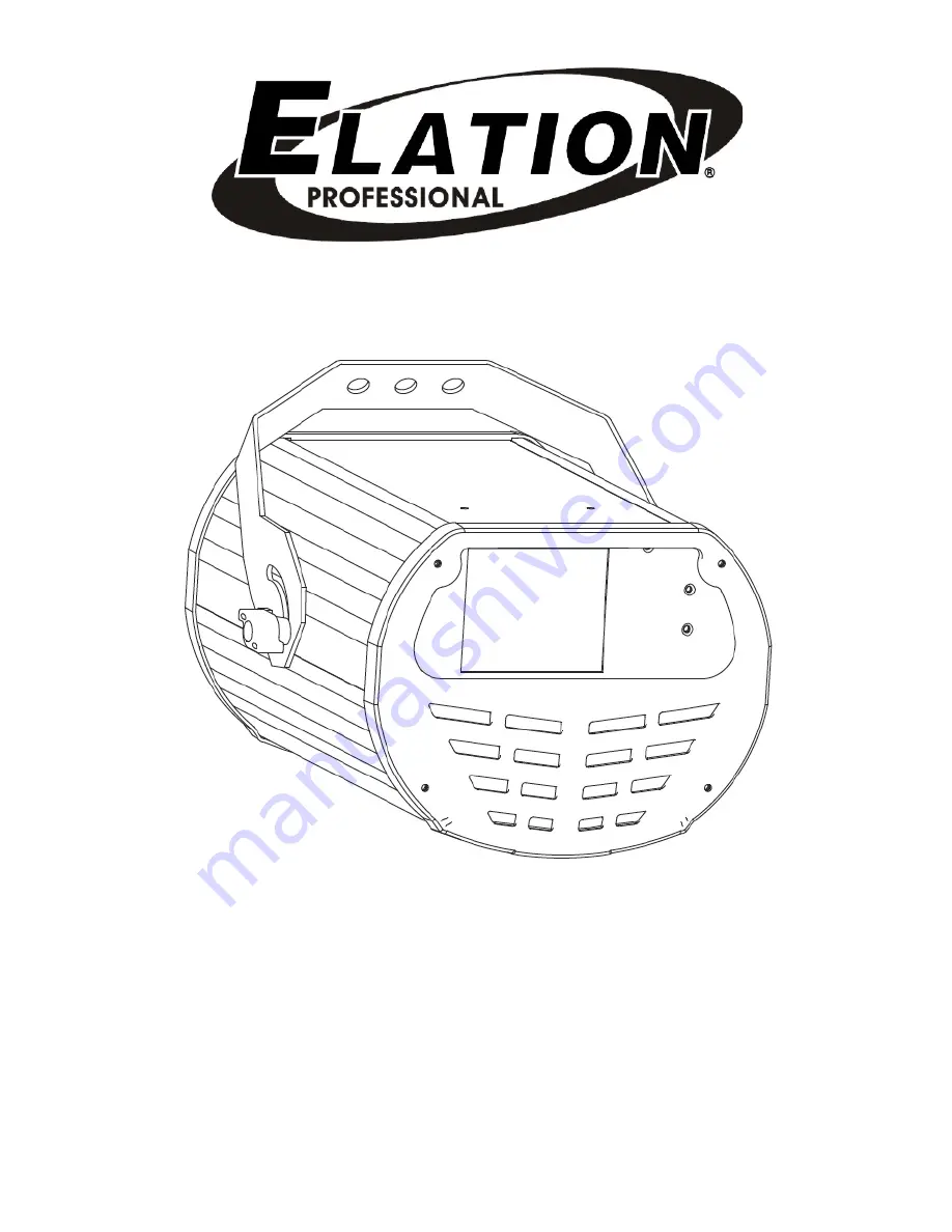 Elation SNIPER 2R Скачать руководство пользователя страница 1