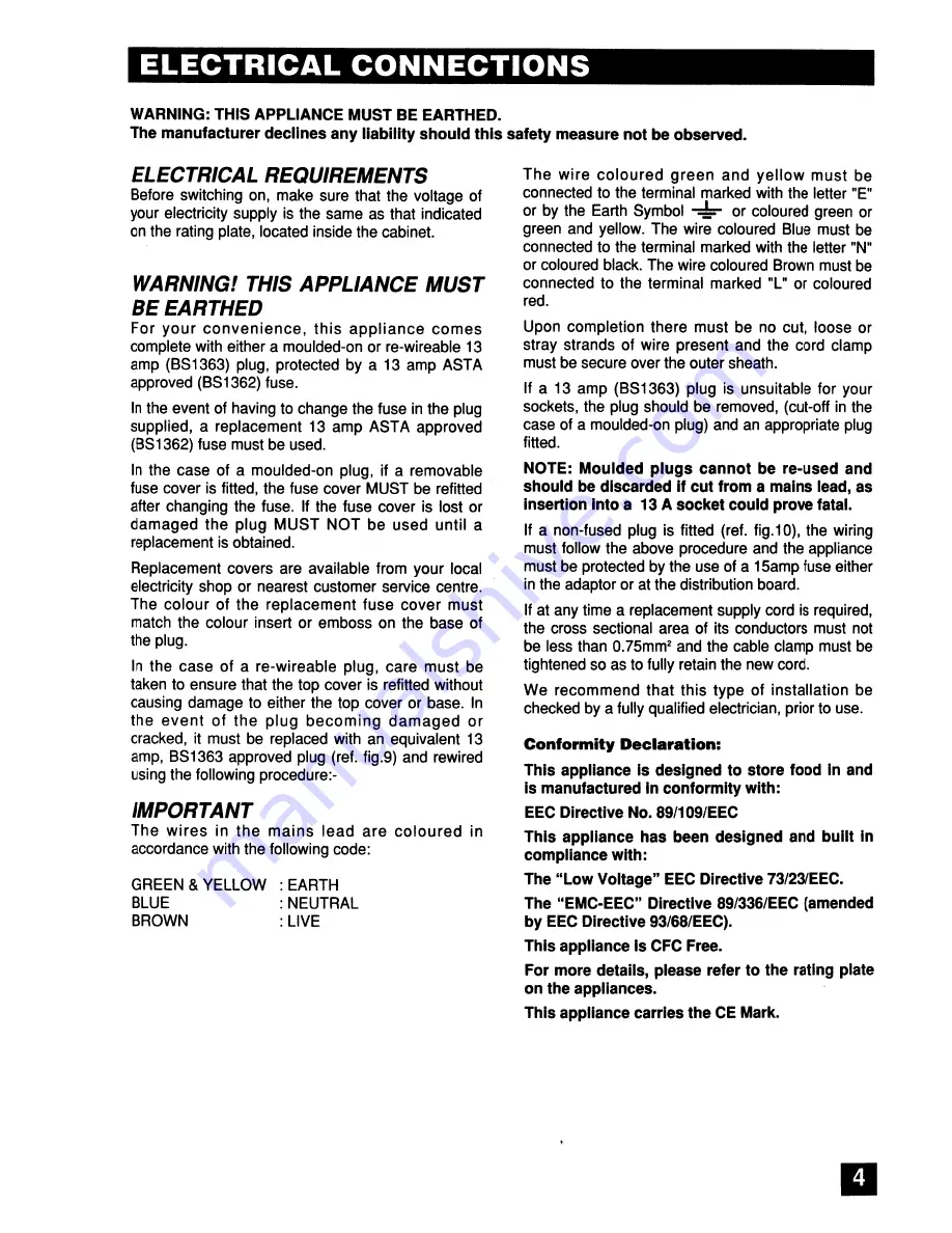 Electra Accessories EBD 8/6 Owner'S Manual Download Page 5