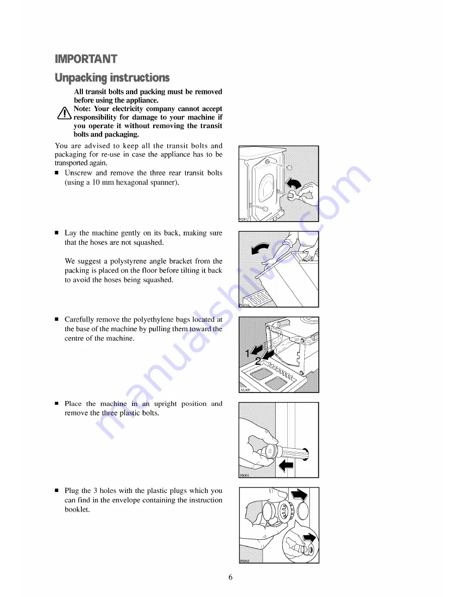 Electra EAW100W Instruction Book Download Page 6