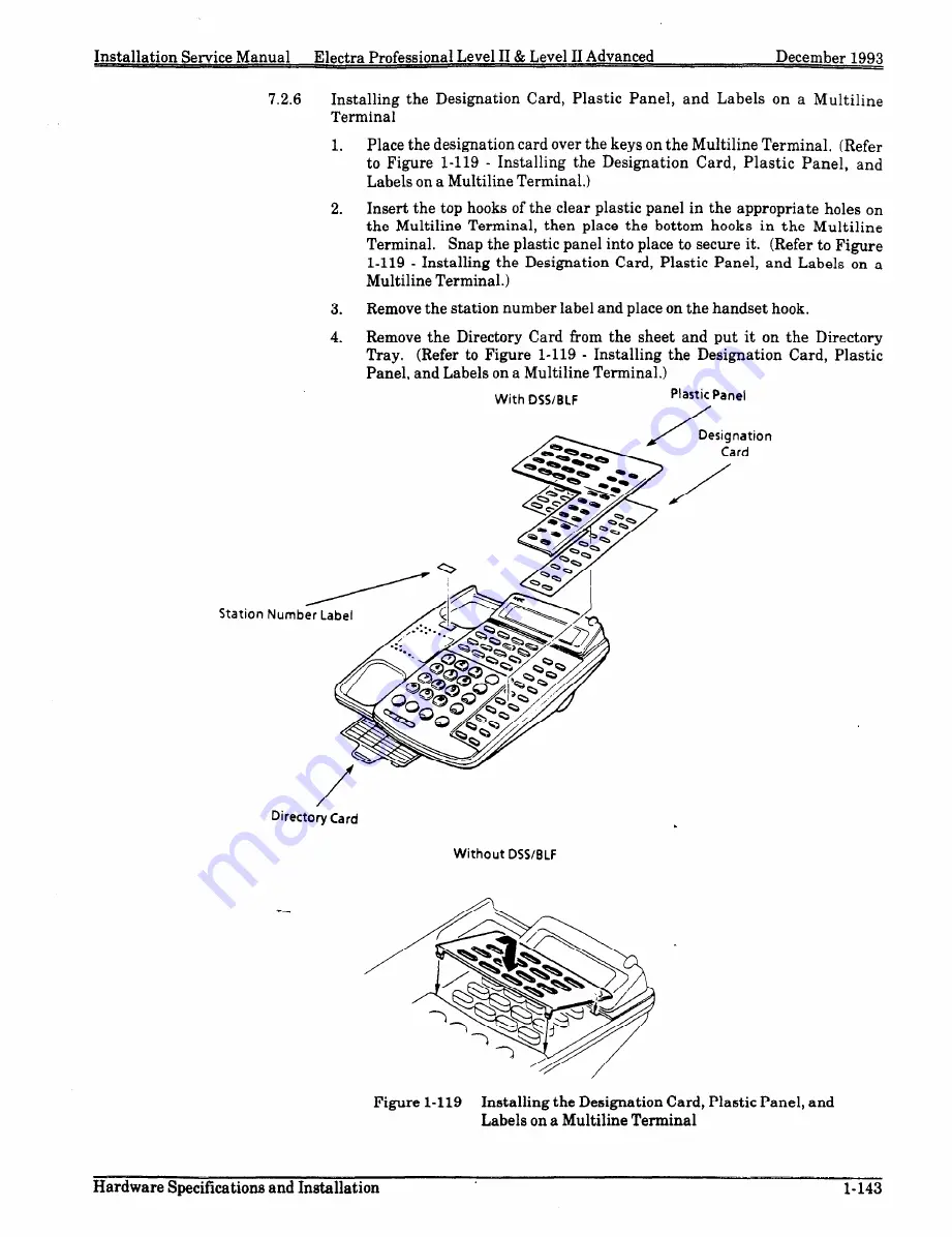 Electra Professional Level II Installation And Service Manual Download Page 159