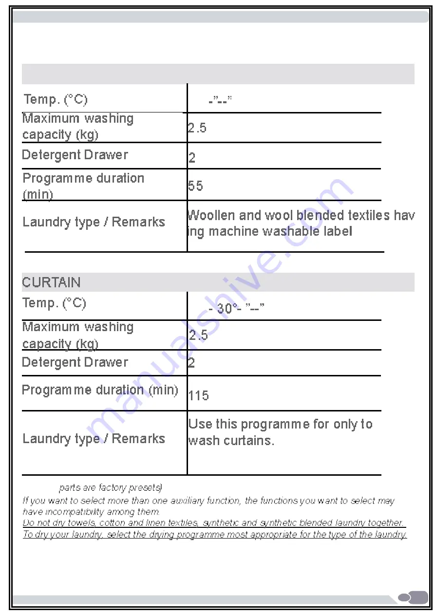 Electra WD1275F4B User Manual Download Page 53