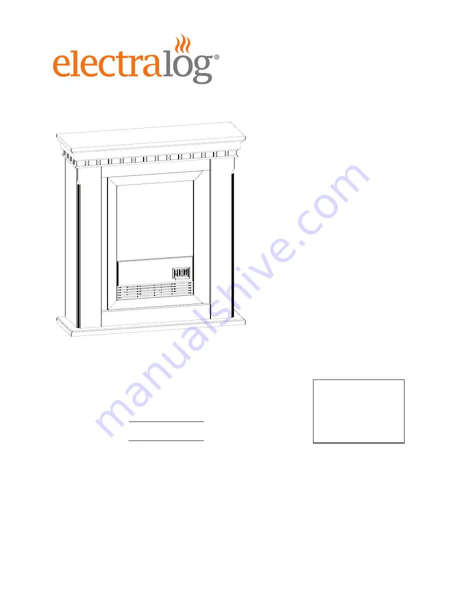 Electralog CFP3850E Скачать руководство пользователя страница 1