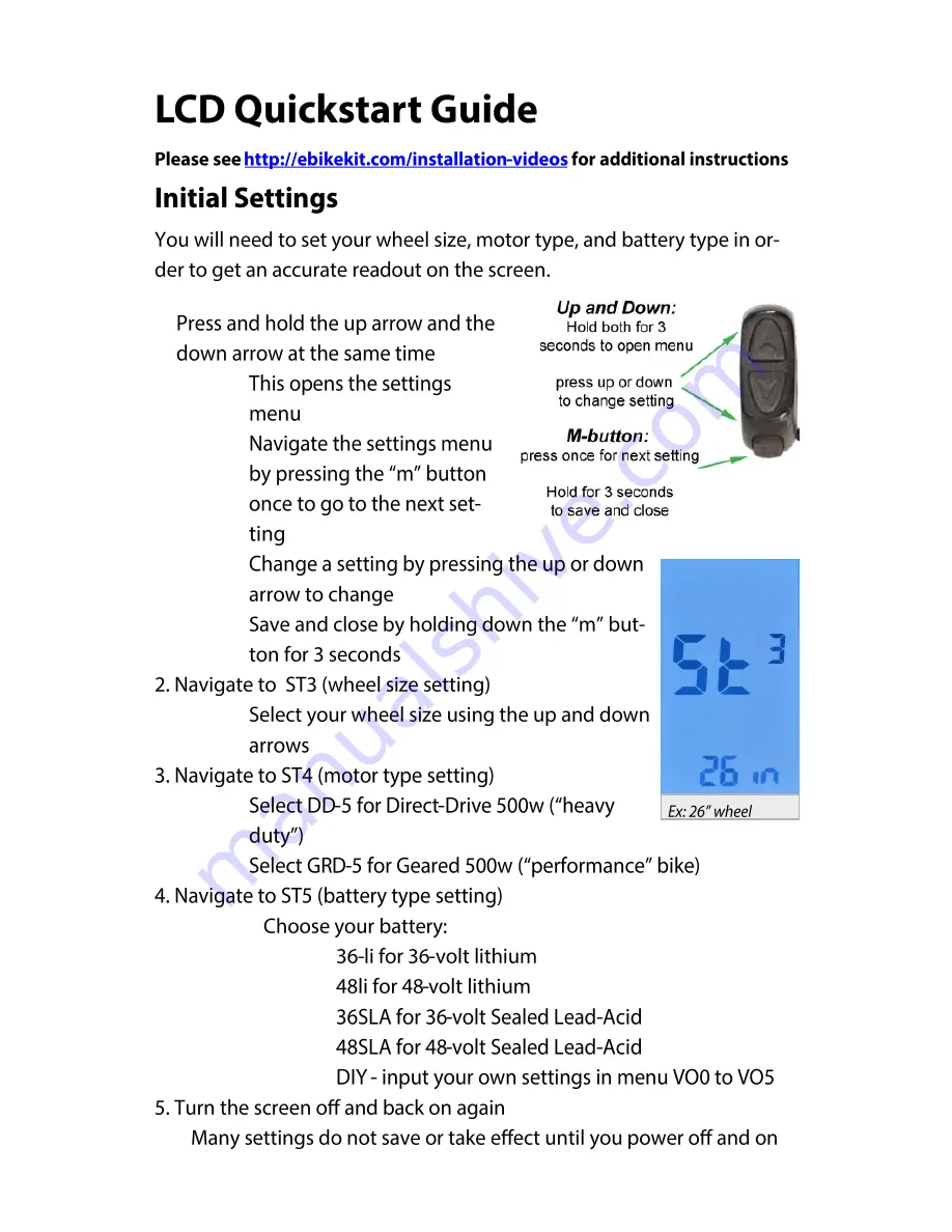 Electric Bike Technologies E-BikeKit Owner'S Manual And Installation Manual Download Page 13