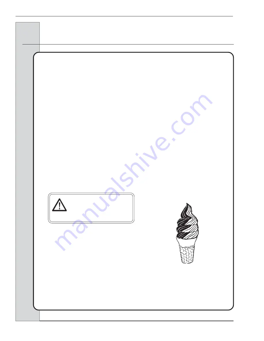 ELECTRO FREEZE SLX400 Operator'S Manual With Replacement Parts List Download Page 44