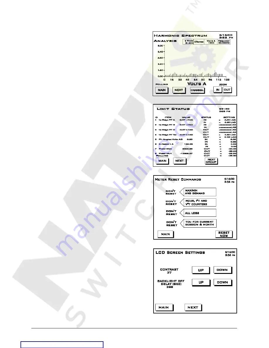 Electro Industries/GaugeTech Nexus 1250 Installation & Operation Manual Download Page 80