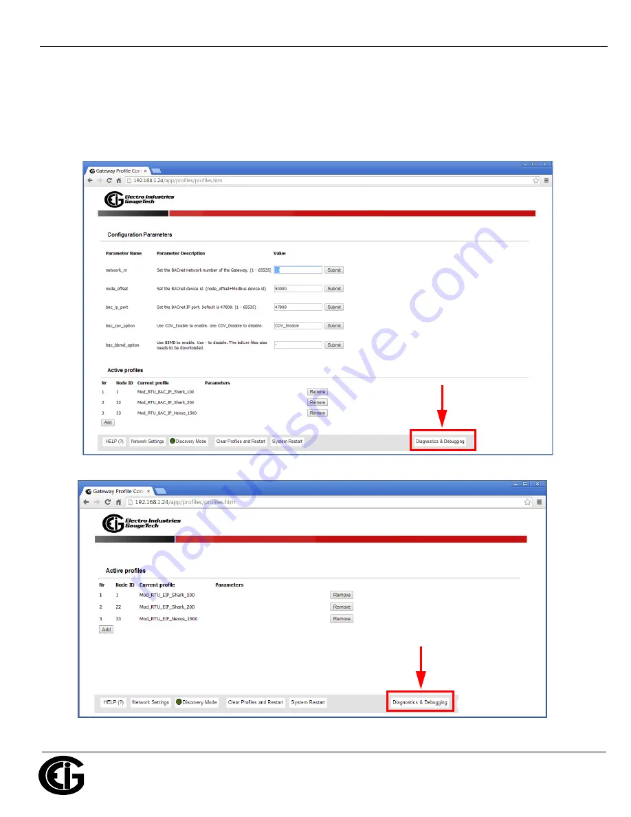 Electro Industries/GaugeTech ProtoCom Installation & Operation Manual Download Page 48