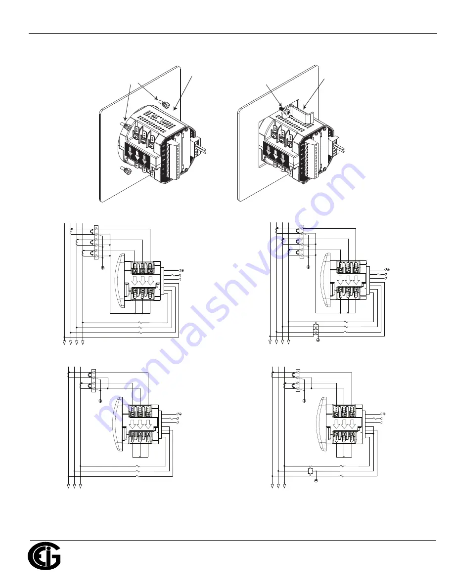 Electro Industries/GaugeTech Shark 100 Quick Start Manual Download Page 2