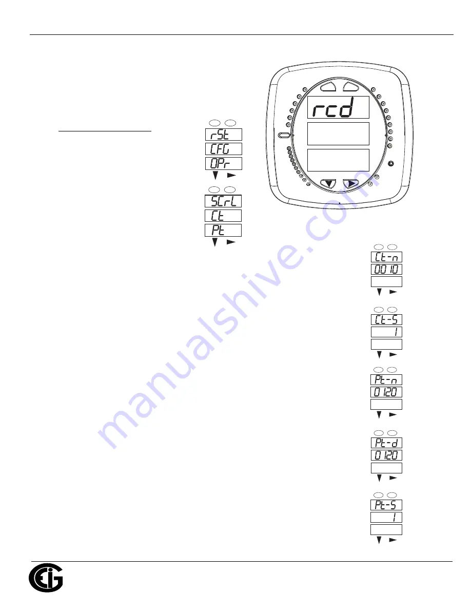 Electro Industries/GaugeTech Shark 100 Quick Start Manual Download Page 3