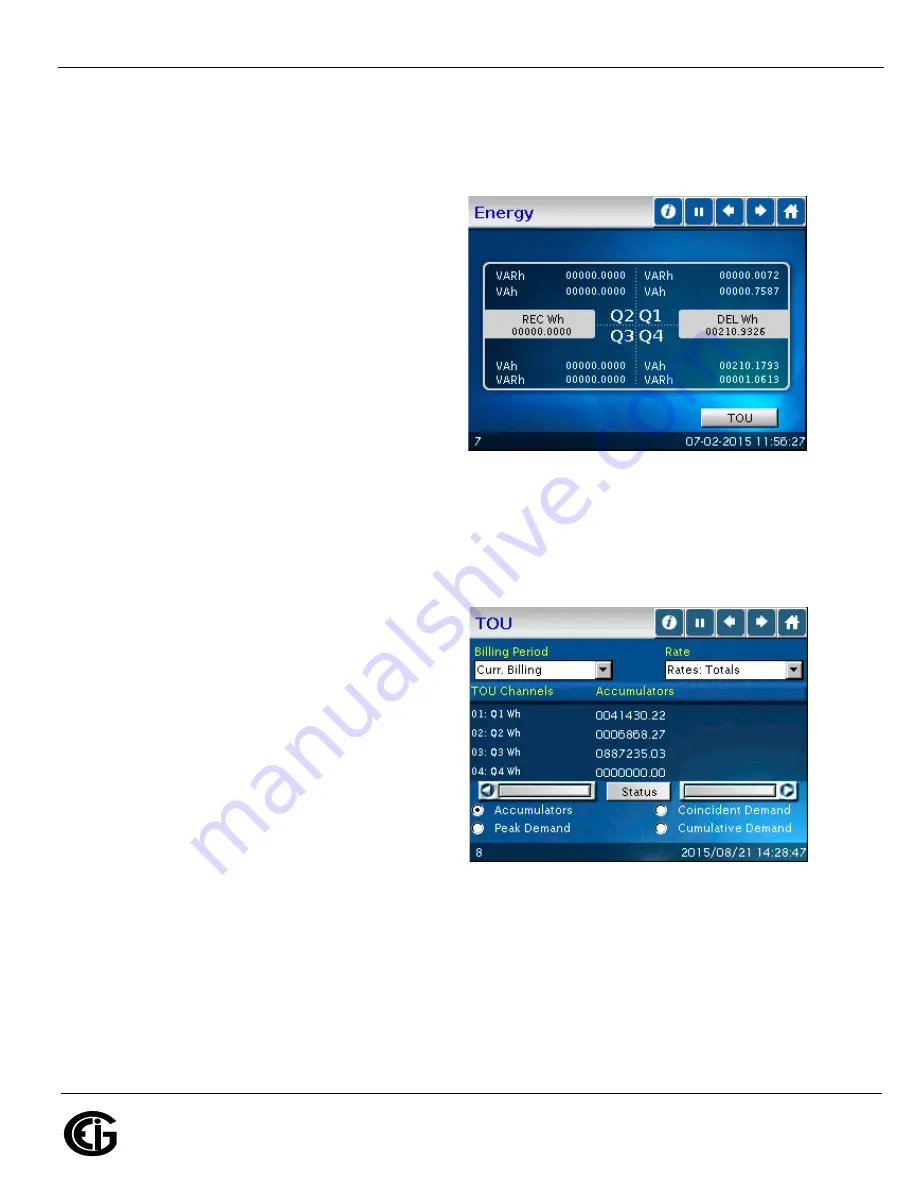 Electro Industries/GaugeTech Shark 100T Installation & Operation Manual Download Page 124