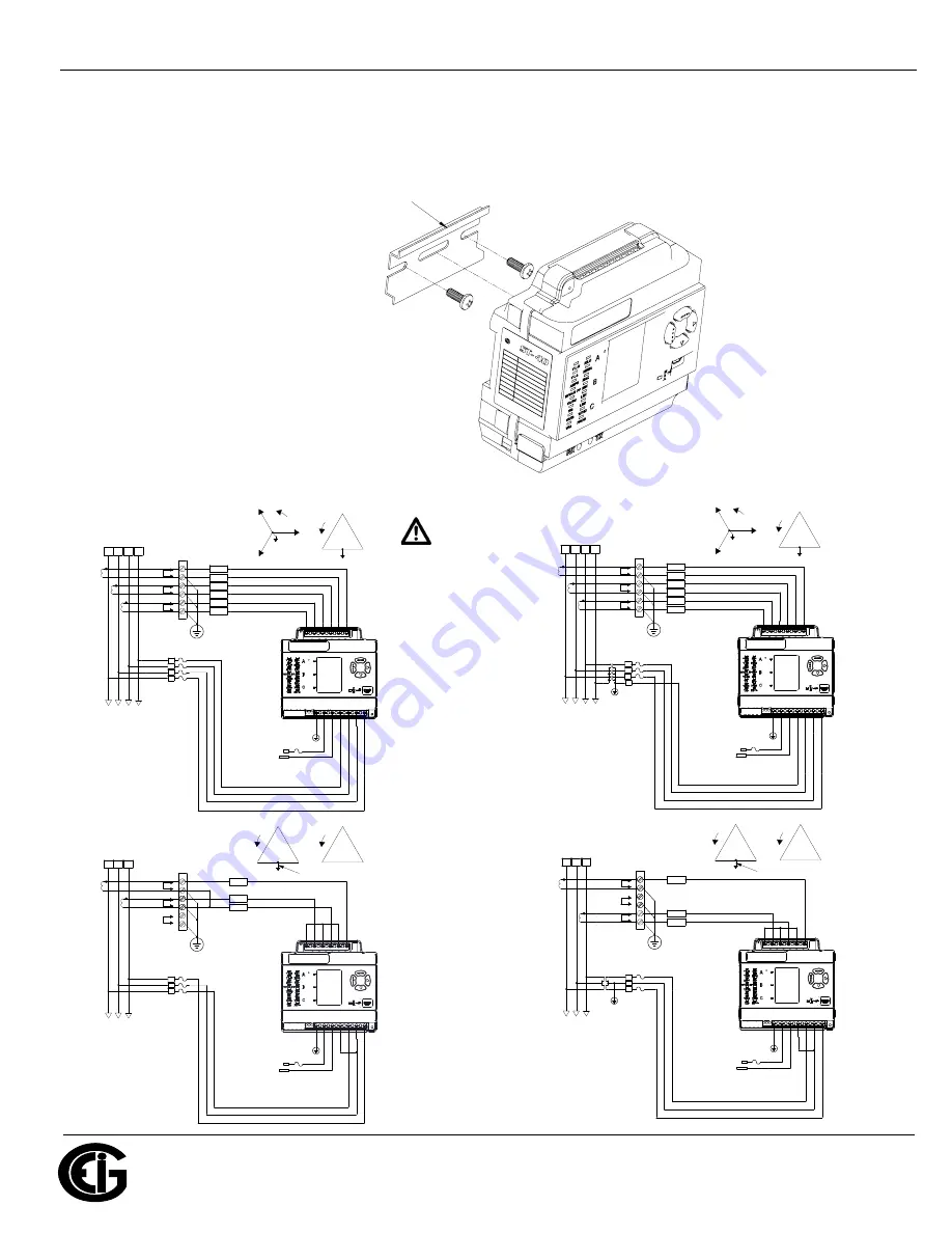 Electro Industries Shark ST40 Quick Start Manual Download Page 2