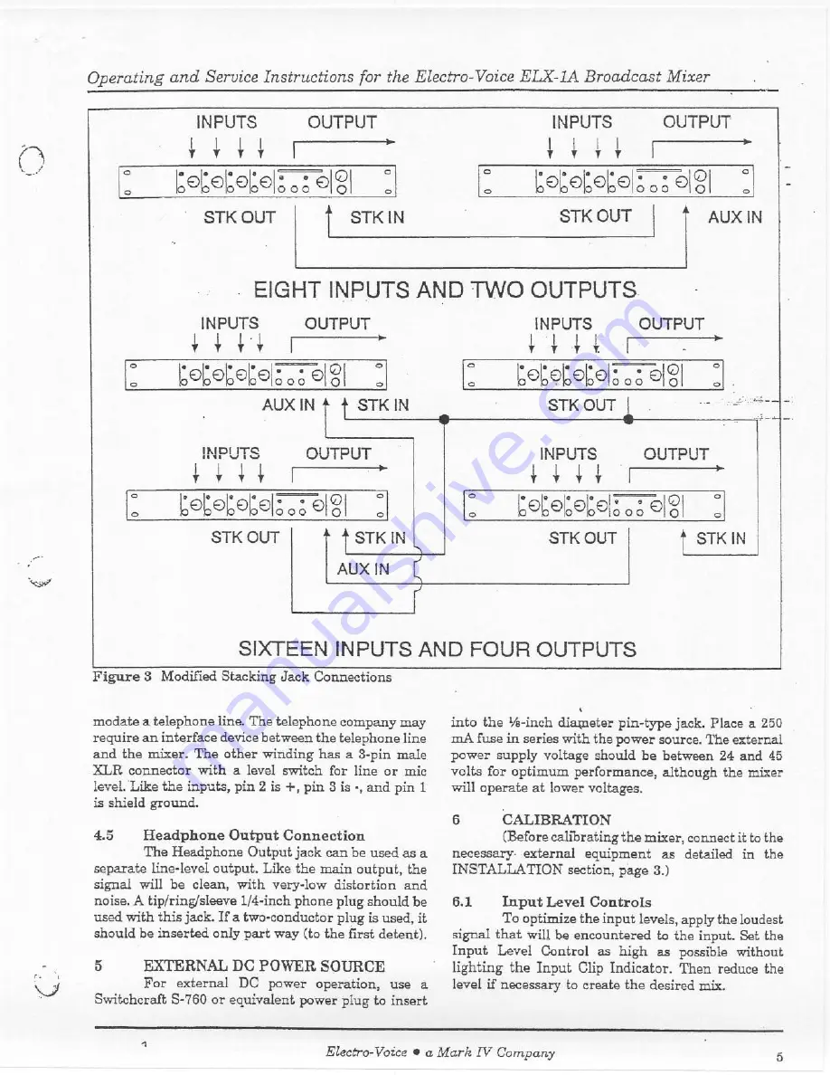 Electro-Voice ELX-1A Скачать руководство пользователя страница 7