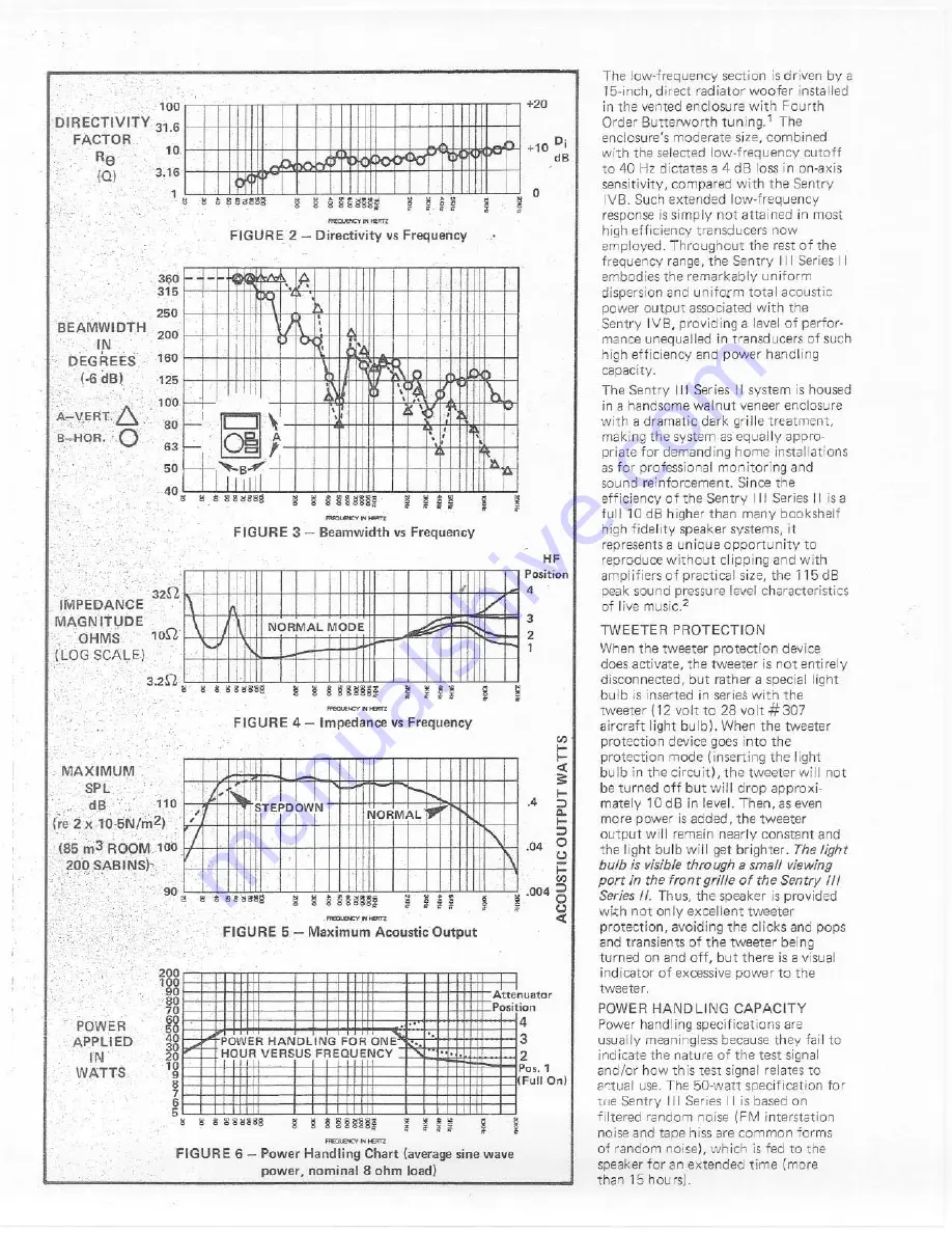 Electro-Voice Sentry III Specifications Download Page 2