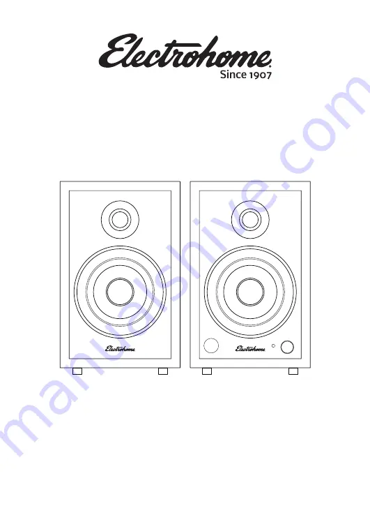 Electrohome EB30 Скачать руководство пользователя страница 1