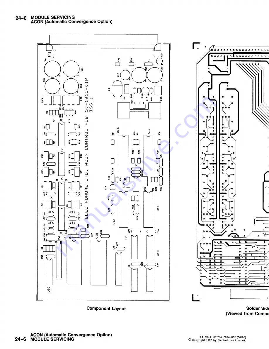 Electrohome ECP 4100 Series Service Manual Download Page 259