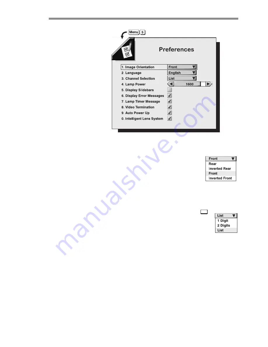 Electrohome VistaGraphX 5000 User Manual Download Page 60