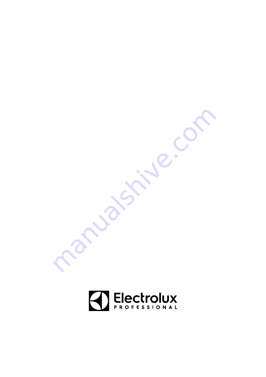 Electrolux Professional DC6-4HP Скачать руководство пользователя страница 20