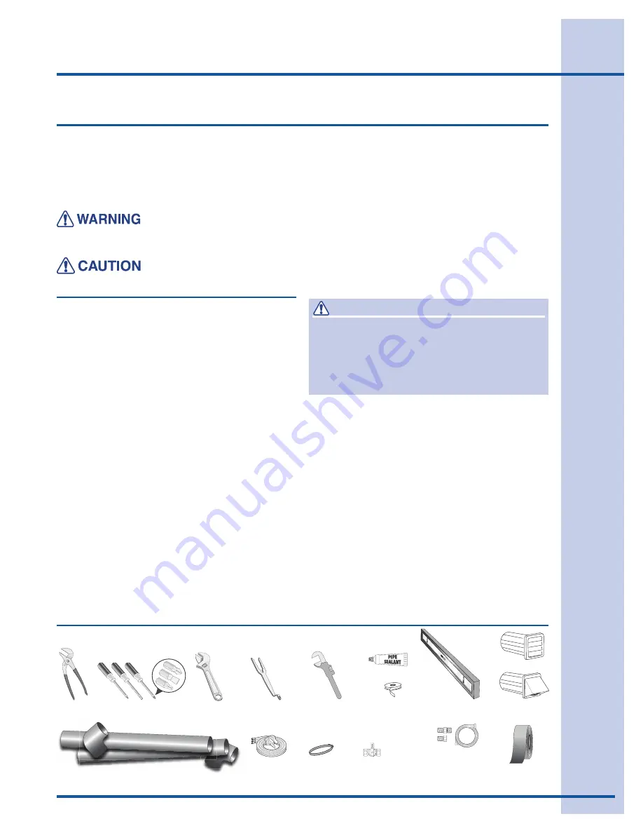 Electrolux 134709300 Installation Instructions Manual Download Page 3