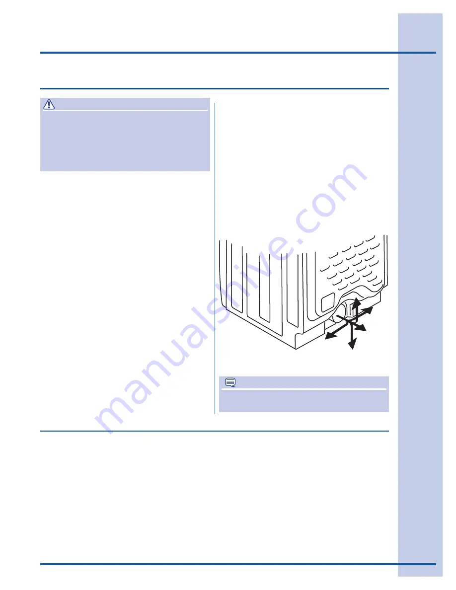 Electrolux 134709300 Installation Instructions Manual Download Page 7