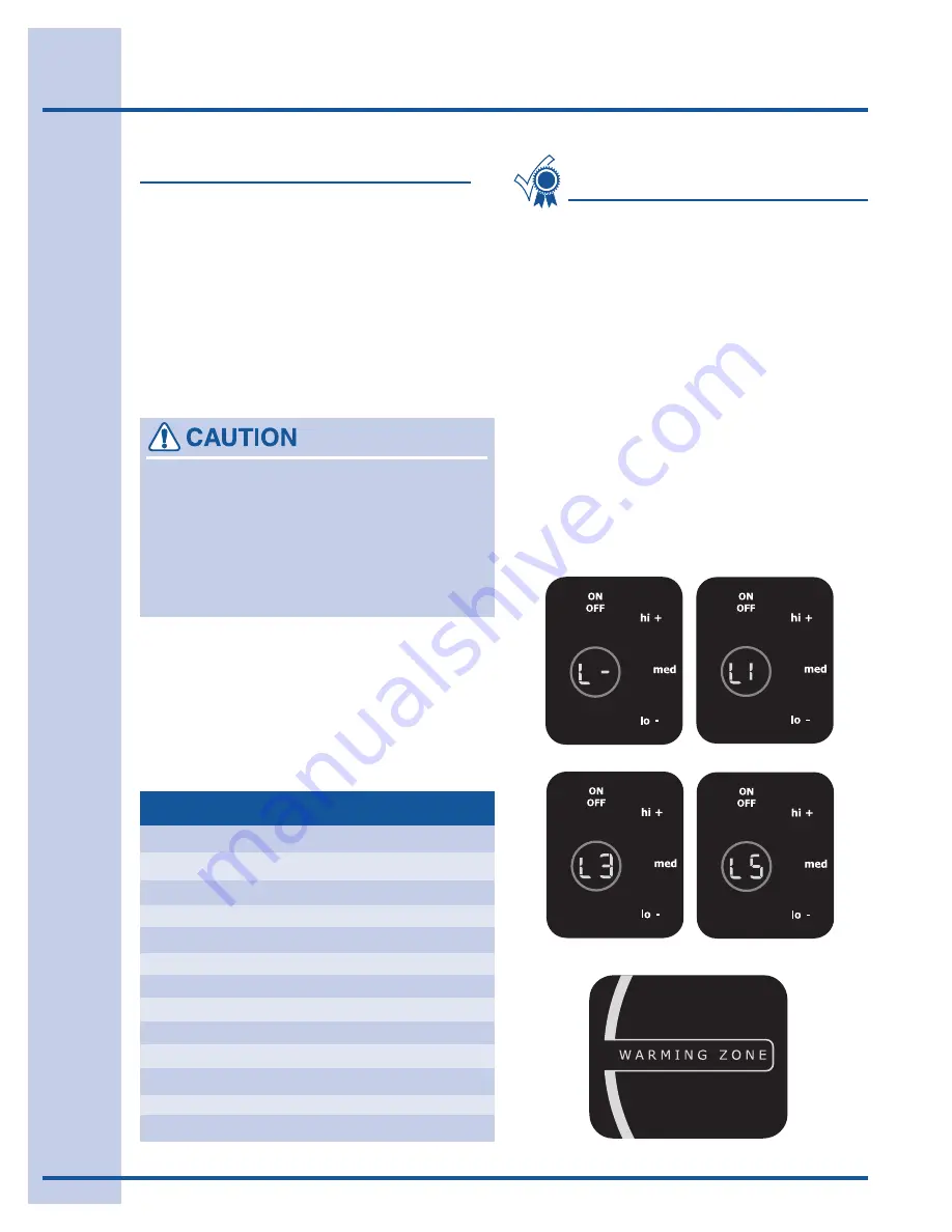 Electrolux 316520101 Use And Care Manual Download Page 18