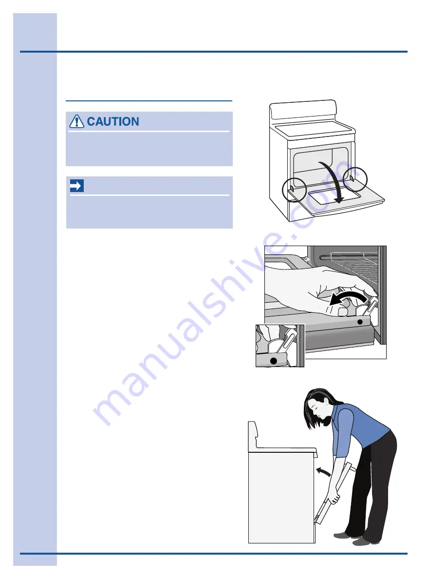 Electrolux 316520101 Use And Care Manual Download Page 58