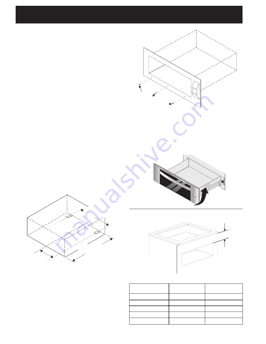 Electrolux 318201811 Installation Instructions Manual Download Page 2