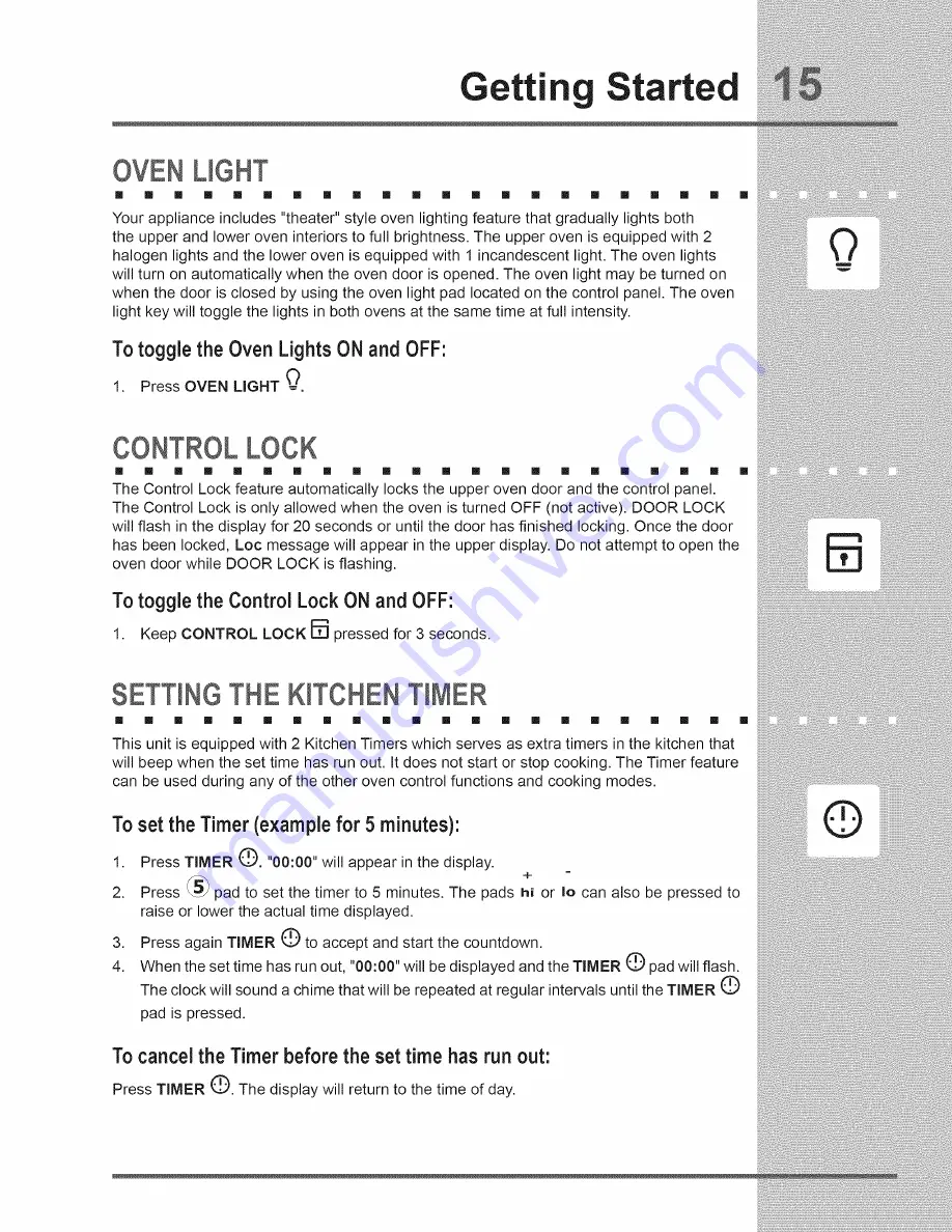 Electrolux 318205858A Use & Care Manual Download Page 15