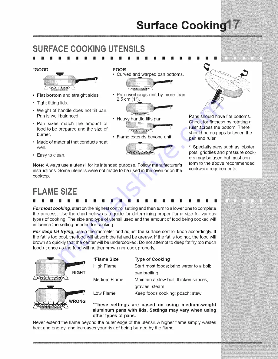 Electrolux 318205858A Use & Care Manual Download Page 17