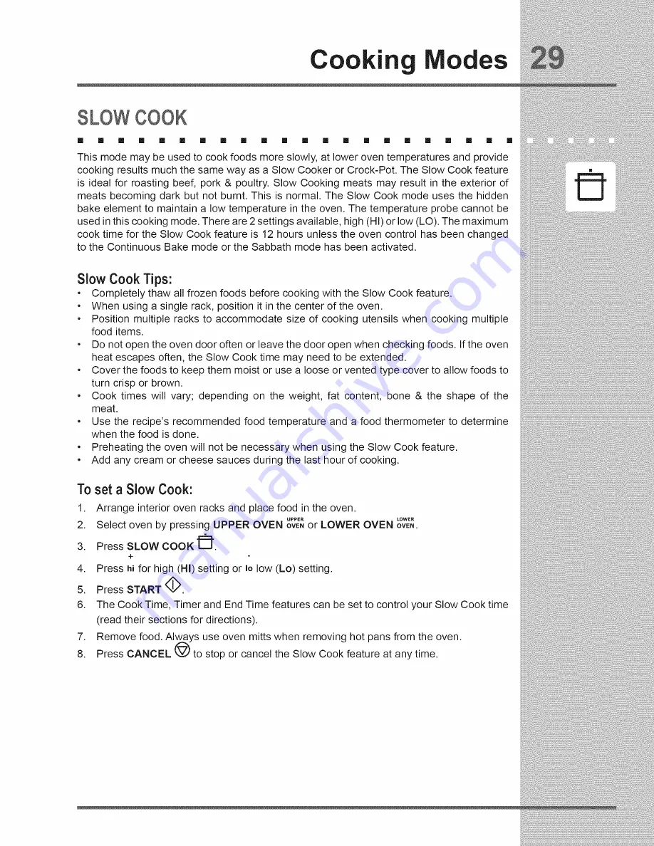 Electrolux 318205858A Use & Care Manual Download Page 29