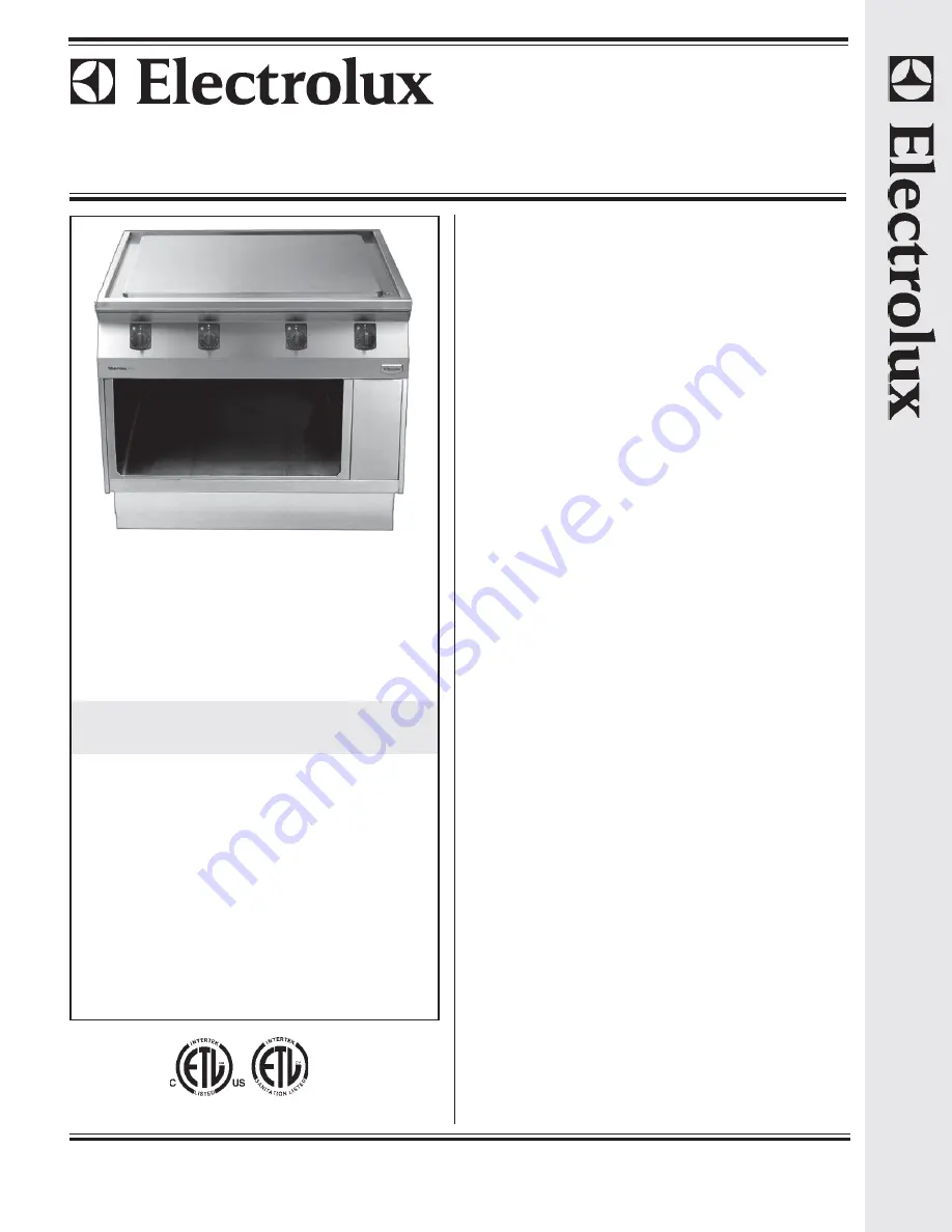 Electrolux 584154 Скачать руководство пользователя страница 1