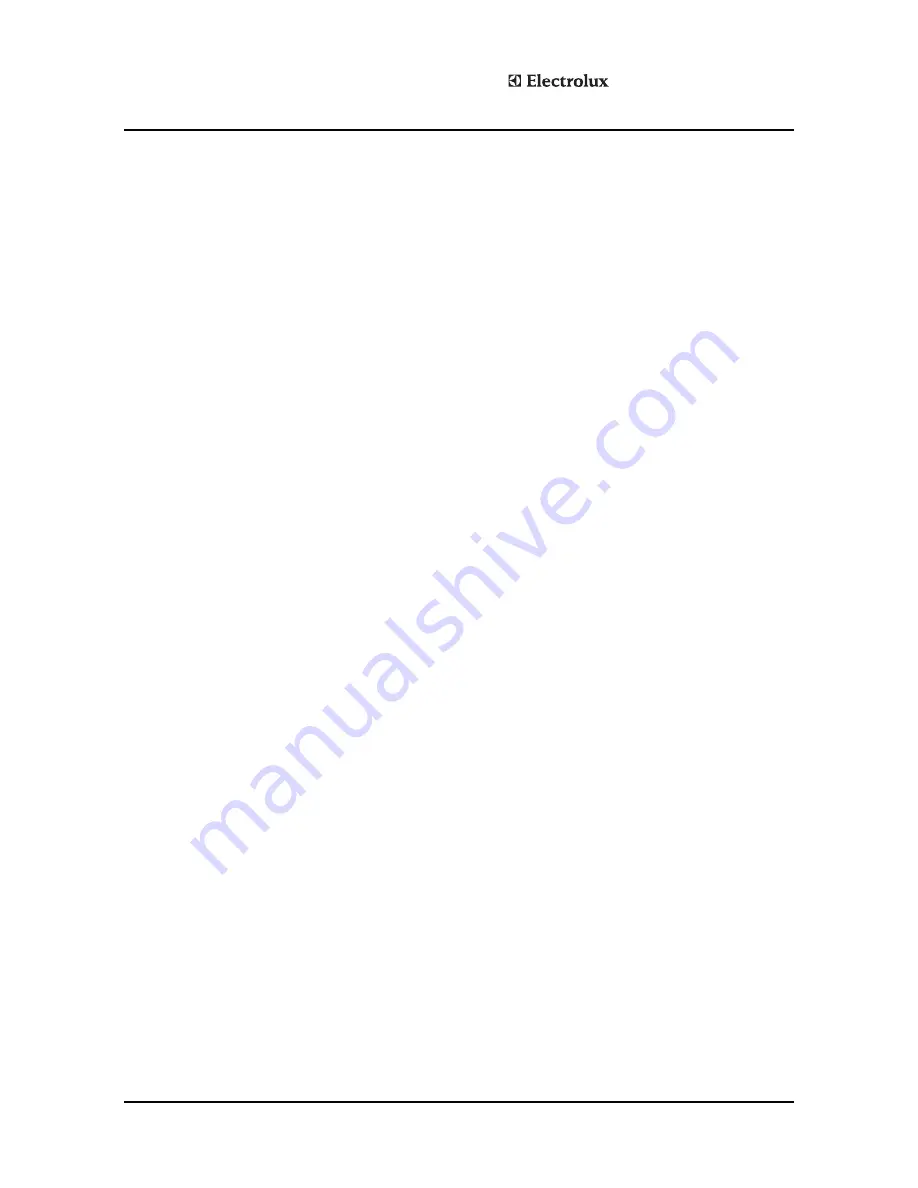 Electrolux 72J315S Instruction And Installation Manual Download Page 15