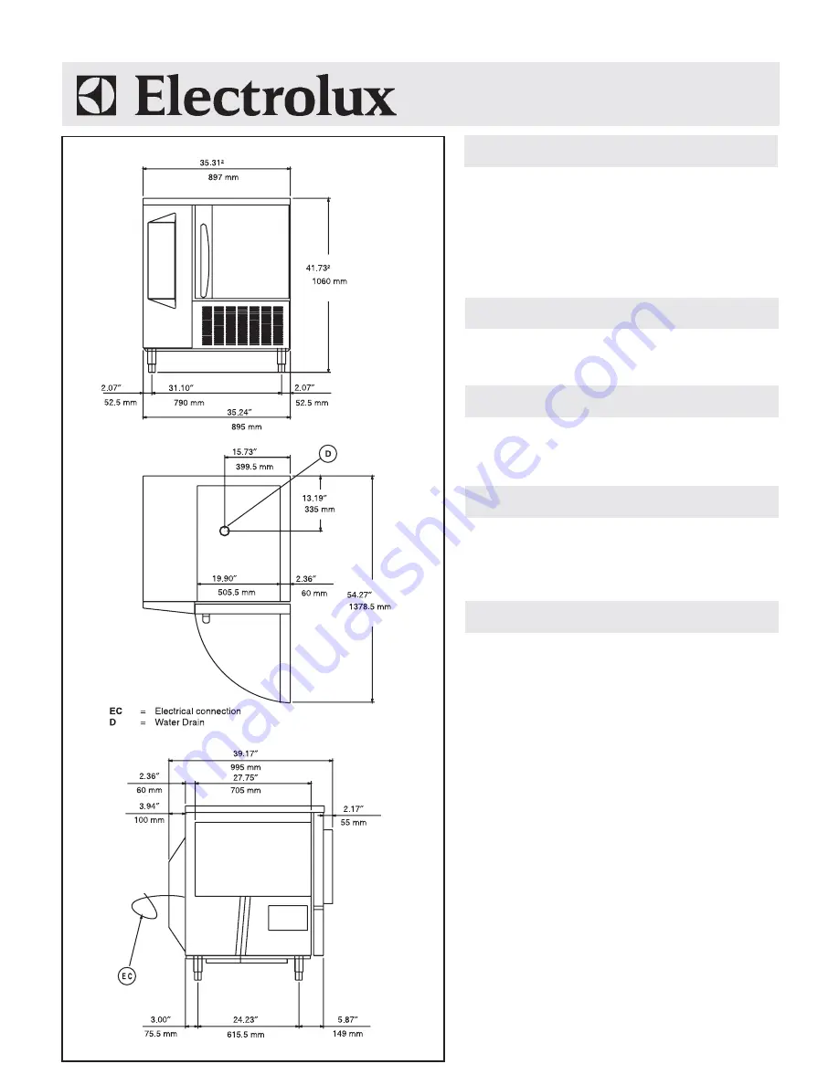 Electrolux Air-O-Chill 726973 Скачать руководство пользователя страница 2