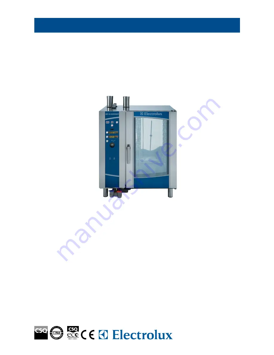 Electrolux Air-O-Convect 269502 Скачать руководство пользователя страница 1