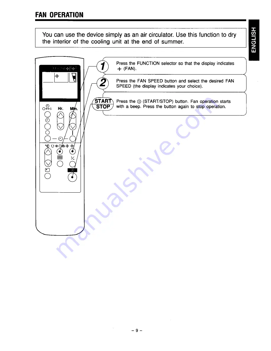 Electrolux BCC-2M 18E Instruction Manual Download Page 9