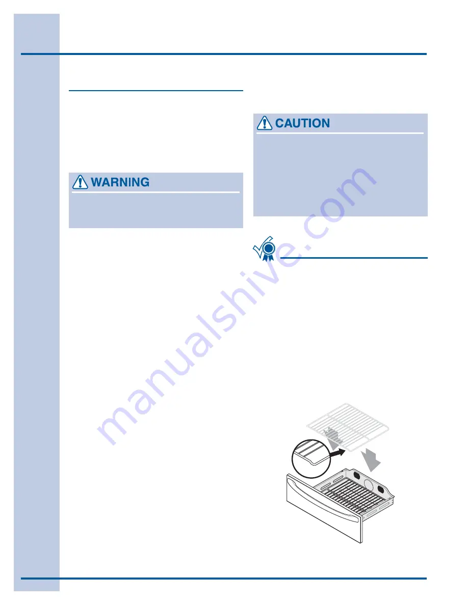 Electrolux CEI30EF5GBA Use & Care Manual Download Page 38