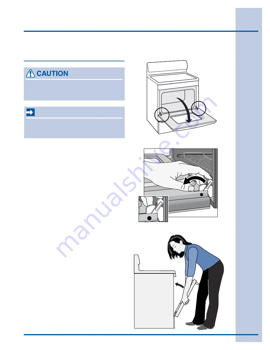 Electrolux CEI30EF5GBA Use & Care Manual Download Page 53