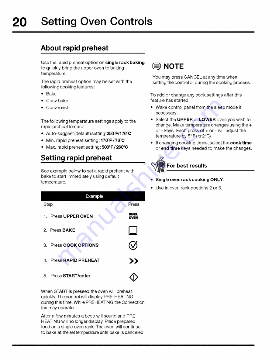 Electrolux CEW30IF6ISA Use & Care Manual Download Page 20