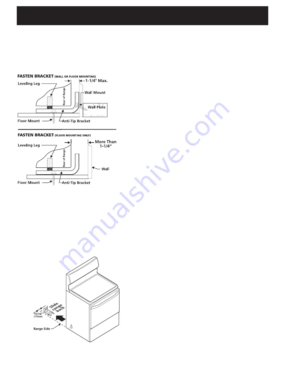 Electrolux CEW30IF6ISB Installation Instructions Manual Download Page 3