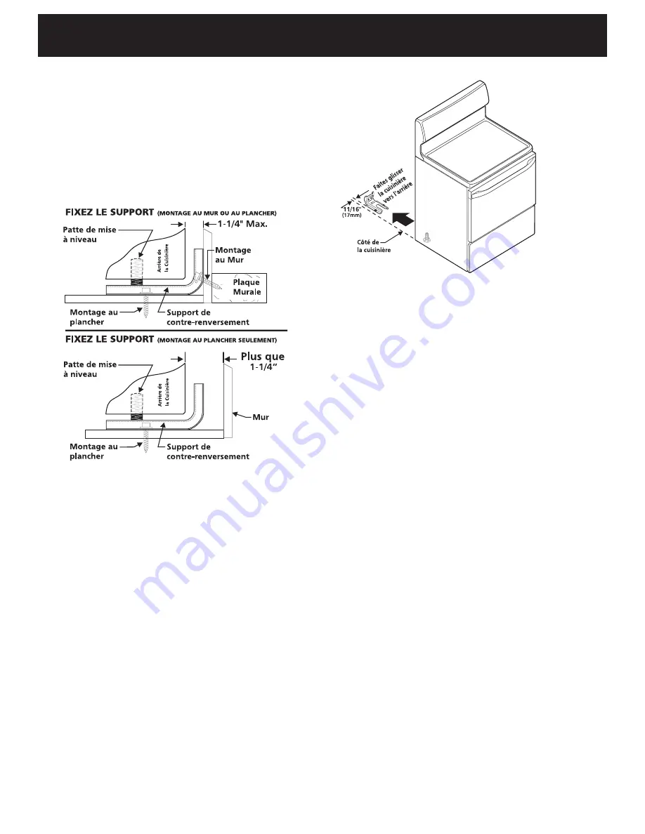 Electrolux CEW30IF6ISB Installation Instructions Manual Download Page 7