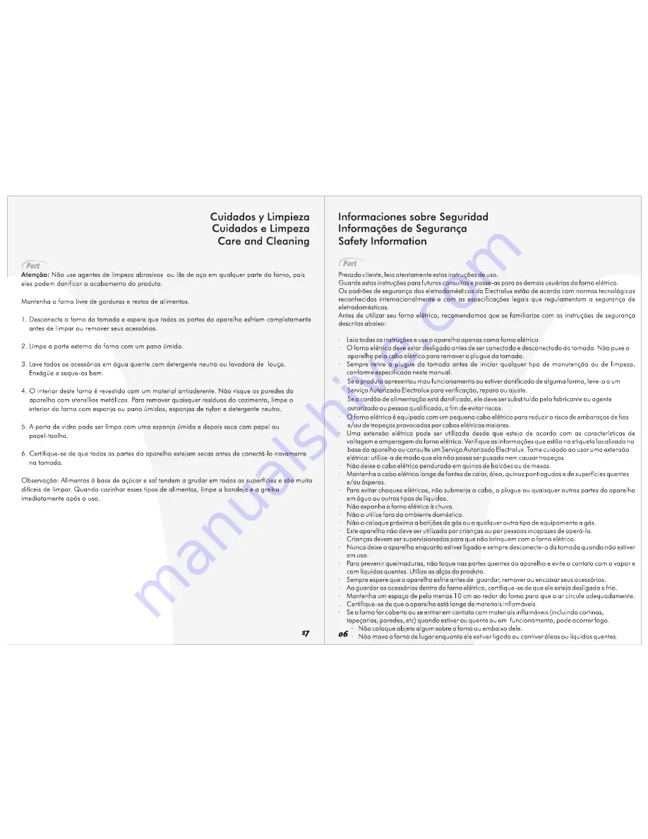 Electrolux COT9L User Manual Download Page 7