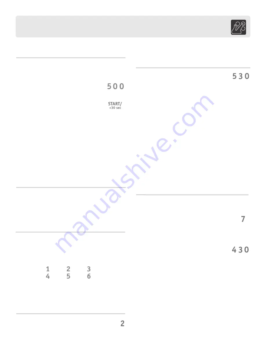 Electrolux Counter-Top Microwave Oven Use & Care Manual Download Page 9