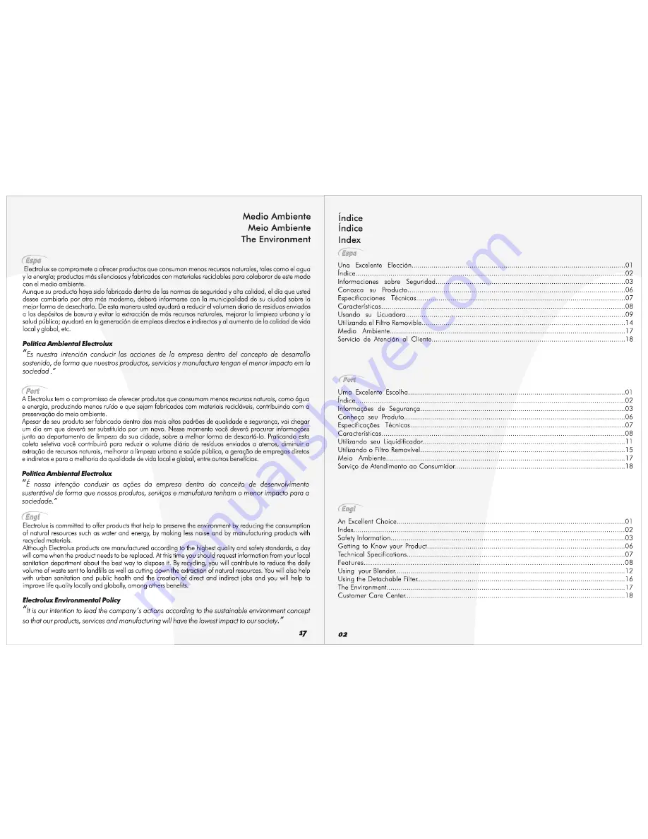 Electrolux cuisine ASB27 User Manual Download Page 3