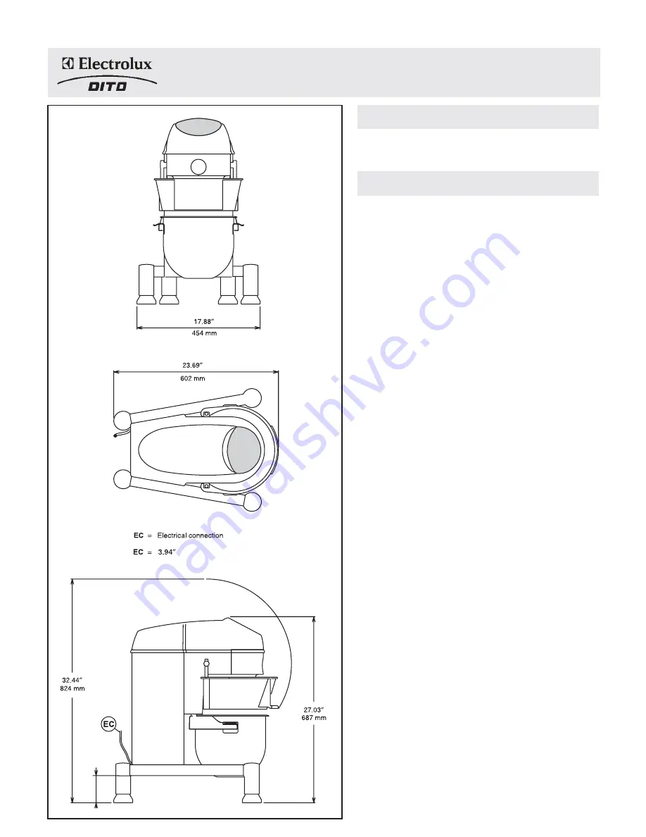 Electrolux Dito 603388 Скачать руководство пользователя страница 2