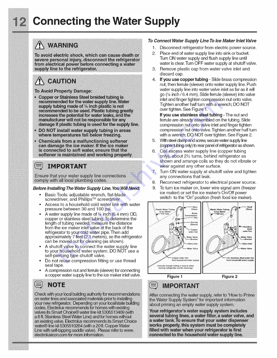 Electrolux E23BC68JPS4 Use & Care Manual Download Page 12