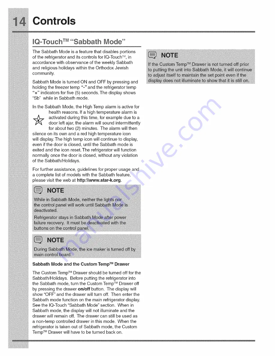 Electrolux E23BC68JPS4 Use & Care Manual Download Page 44