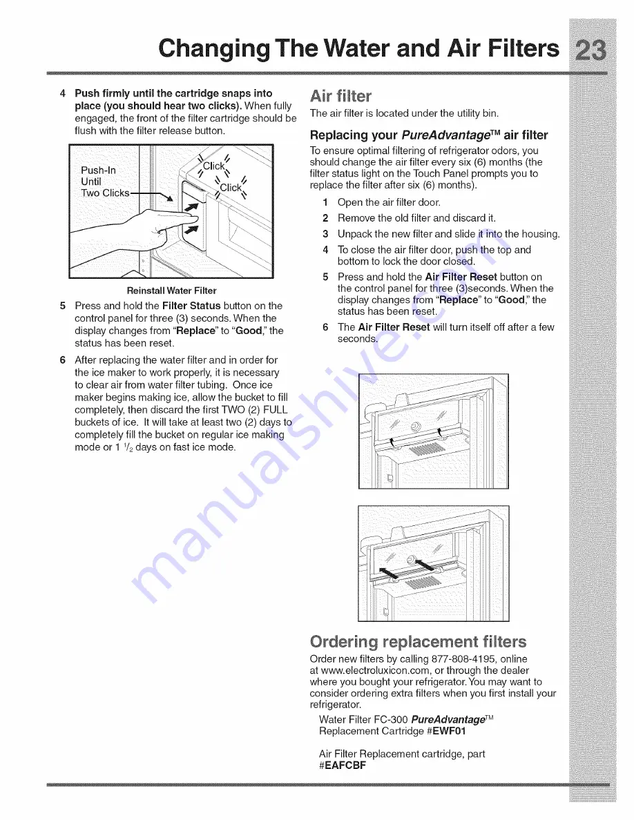 Electrolux E23BC68JPS4 Use & Care Manual Download Page 53