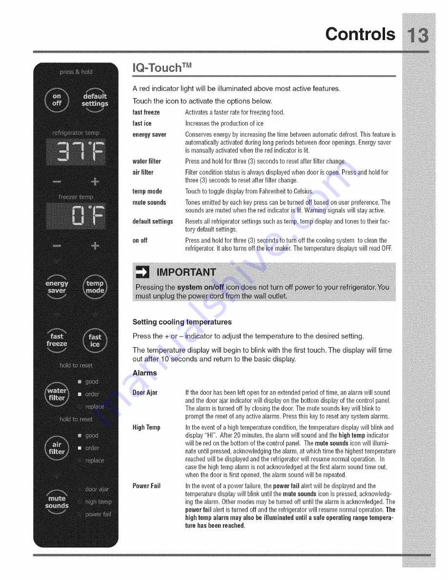 Electrolux E23BC68JPS4 Use & Care Manual Download Page 103