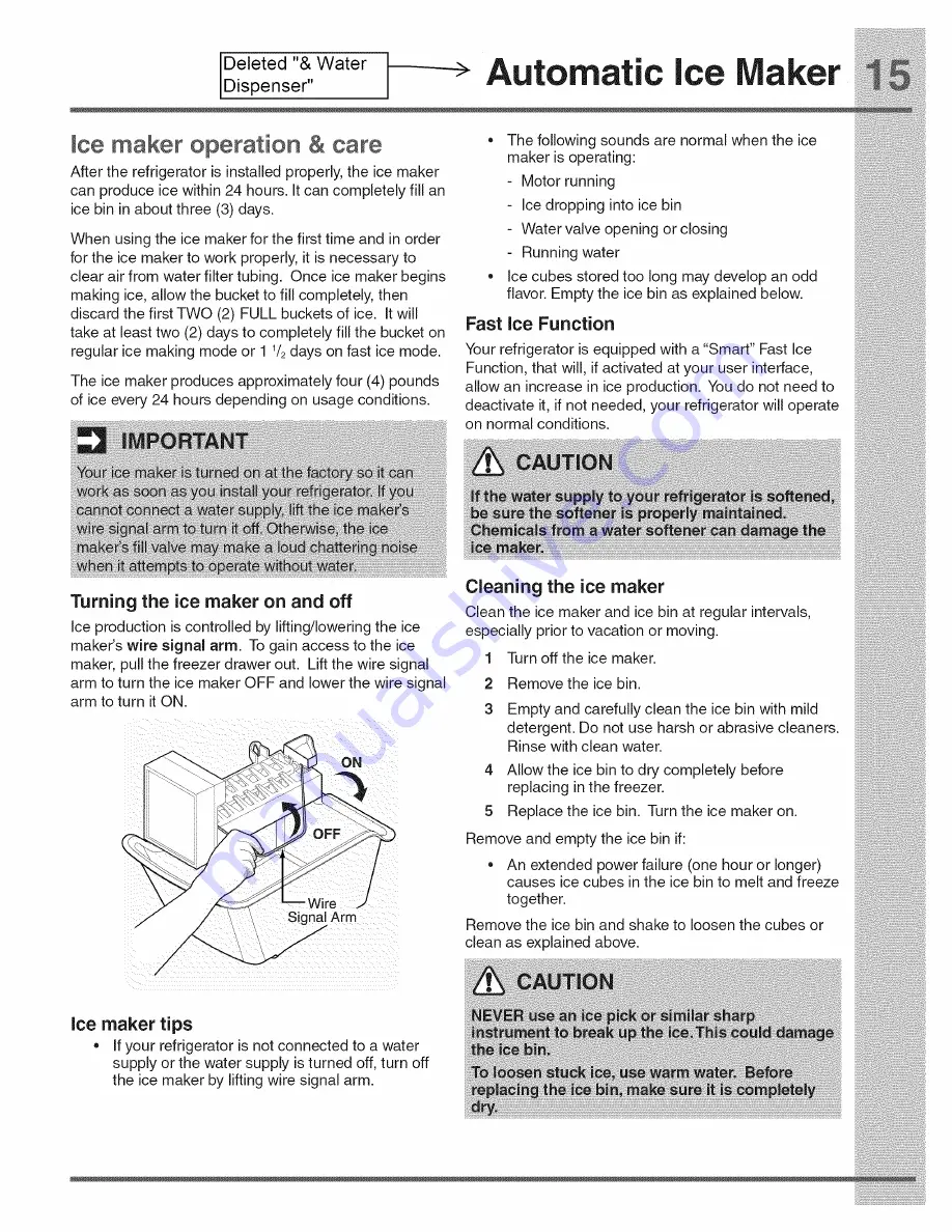 Electrolux E23BC68JPS4 Use & Care Manual Download Page 105