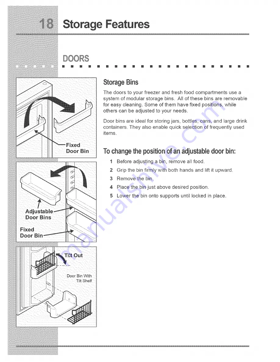 Electrolux E23CS75DSS4 Use & Care Manual Download Page 18