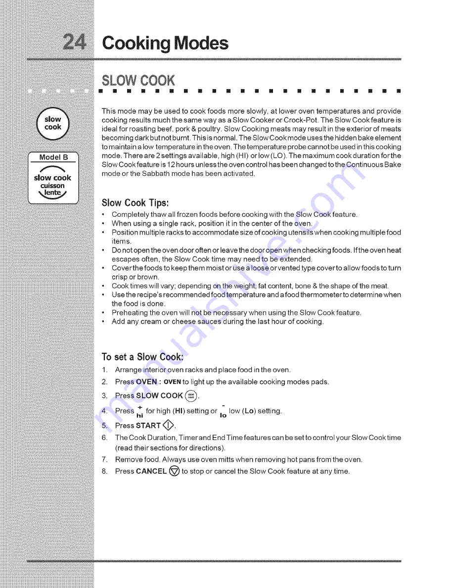 Electrolux E30EW75GPS1 Use & Care Manual Download Page 24